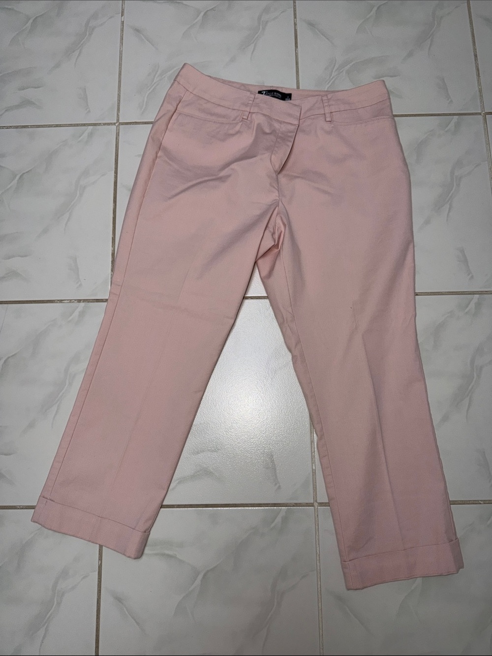 New York & Company Light Pink Capris